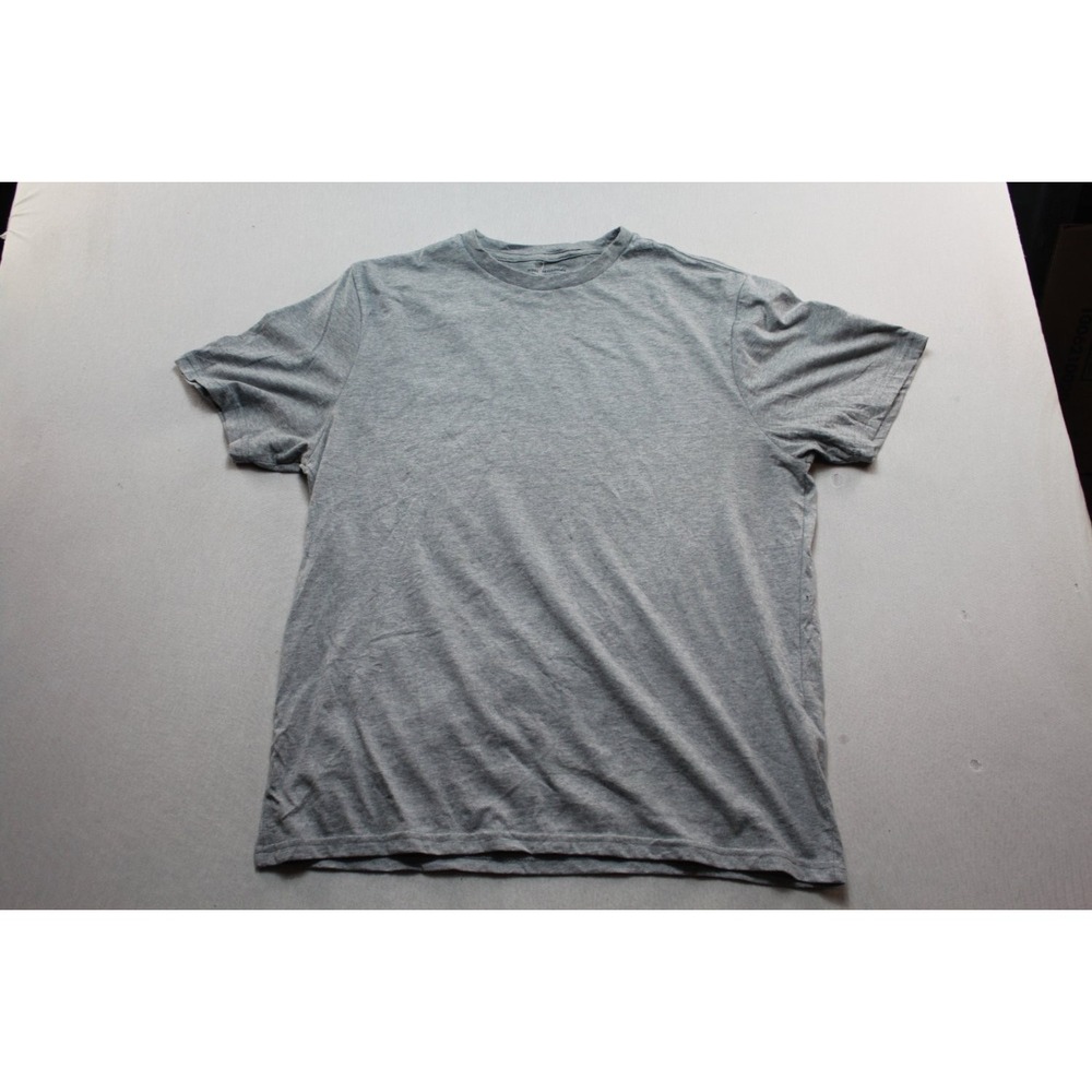 Amazon Essentials T-Shirt Mens M Gray Good Short Sleeve Crewneck Regular Fit